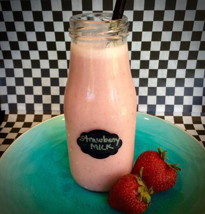 Homemade Strawberry Milk