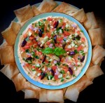 Mediterranean Dip (Vegan) with Pita Chips