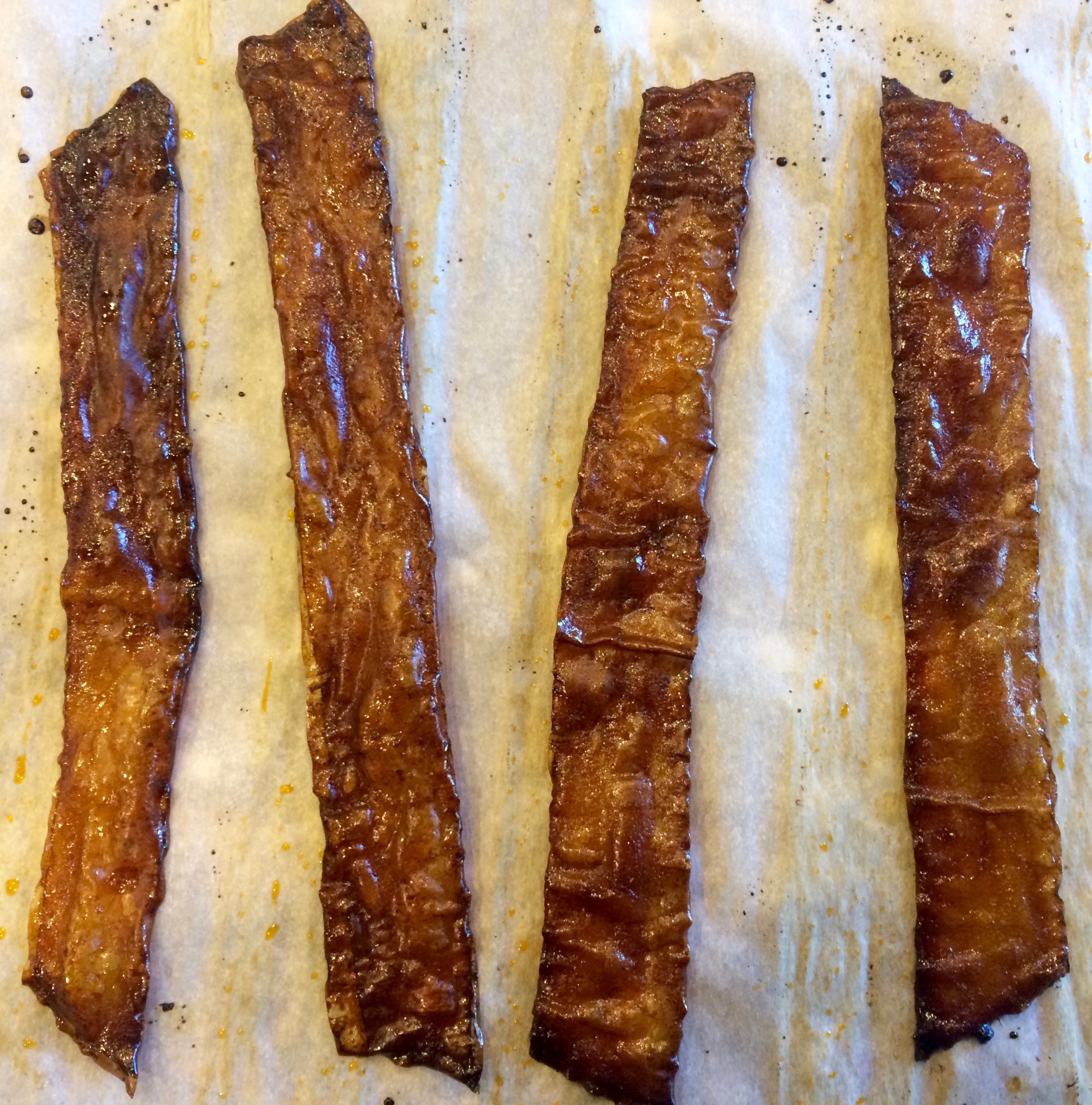 How to make the PERFECT RICE PAPER BACON -LittleBluePlates.com