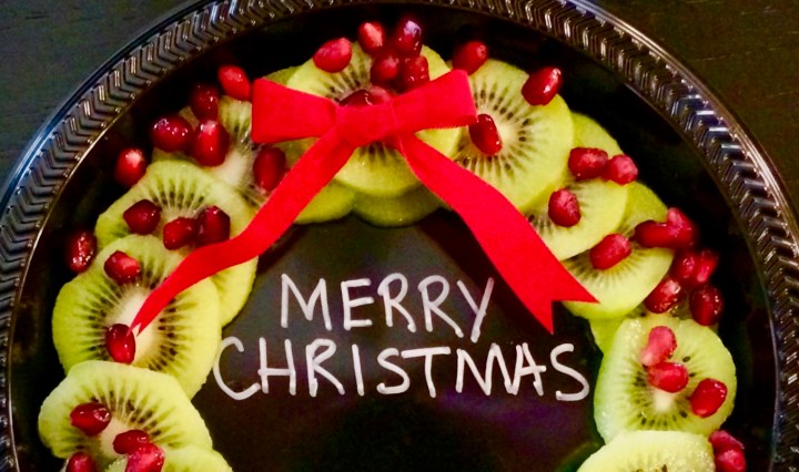 Plant-Based Christmas Plate