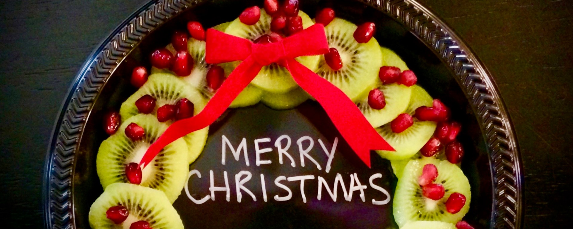 Plant-Based Christmas Plate