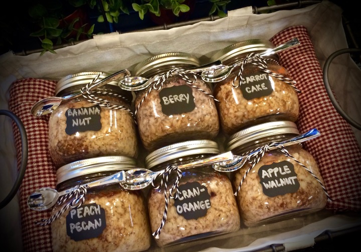 OATMEAL STEAMED IN THE JAR- Take this HOT breakfast with you! 
