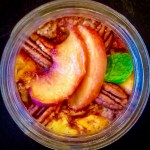 PEACH PECAN OATMEAL- cooks right in the jar, in the INSTANT POT!