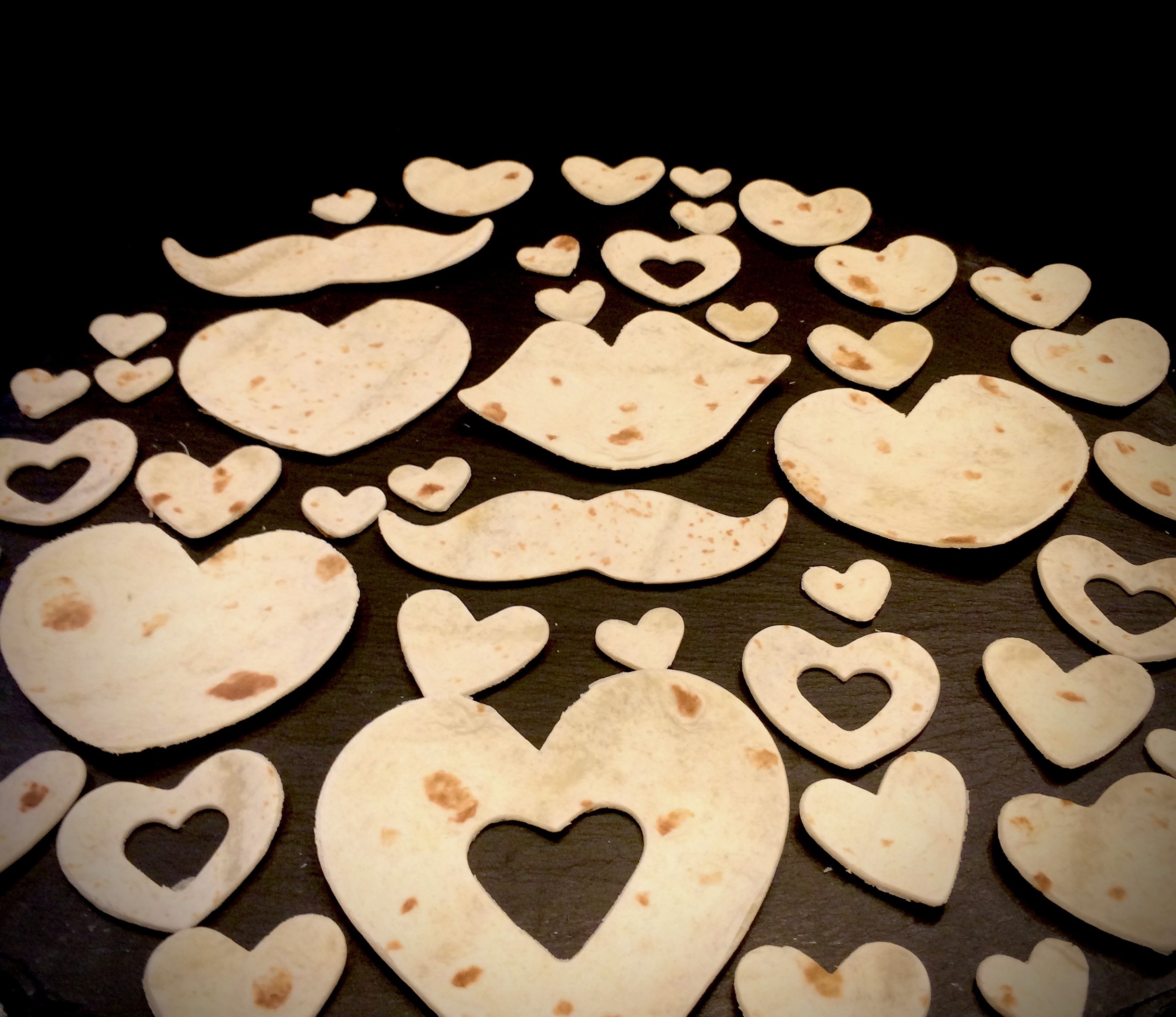 Baked Cinnamon Hearts with Sweet Cherry Dipping Sauce