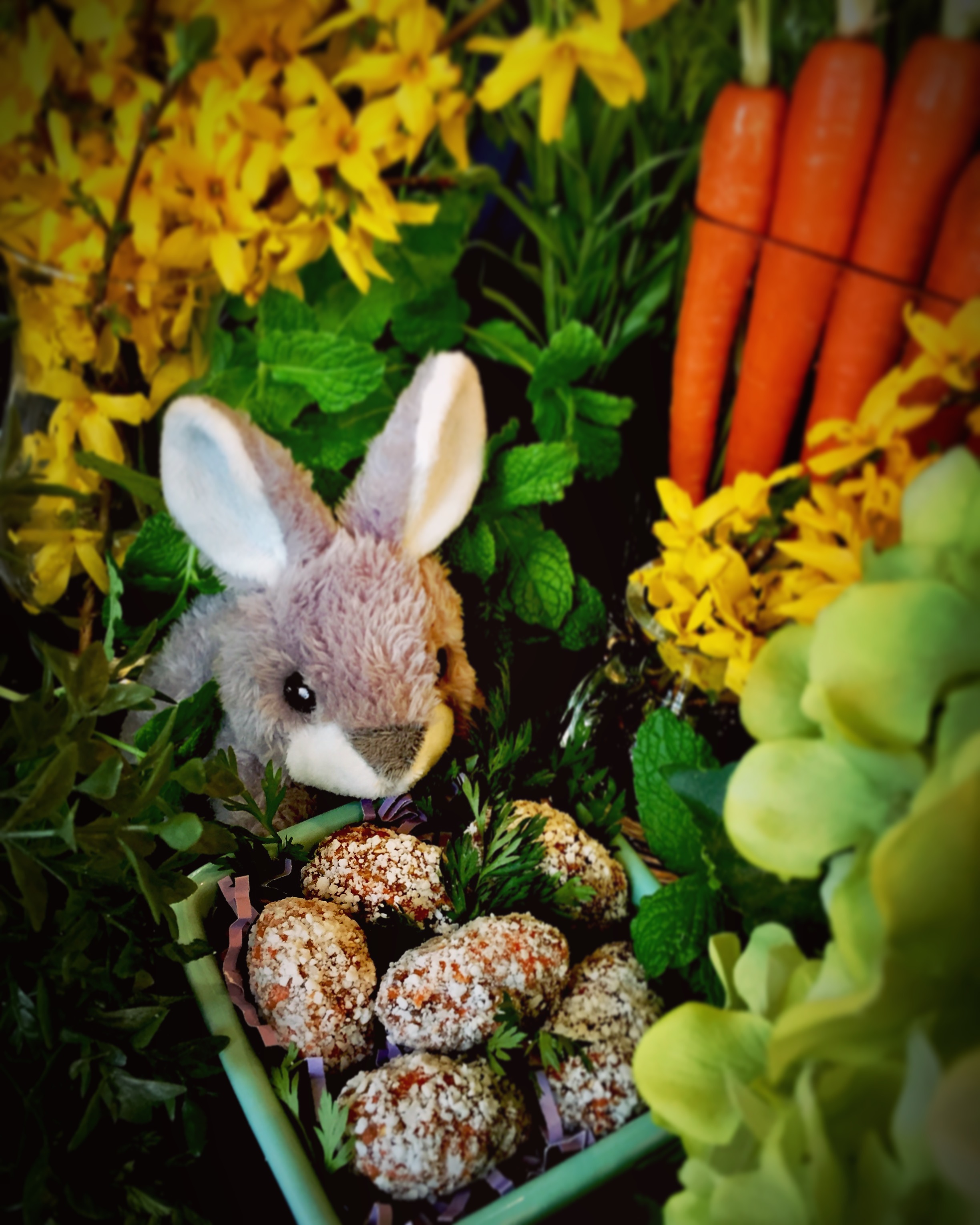 CARROT CAKE ENERGY BITES! A Healthy Easter Treat!