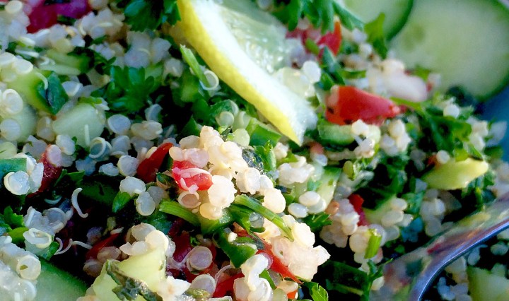 Quinoa Tabouli (Gluten free and oil free)