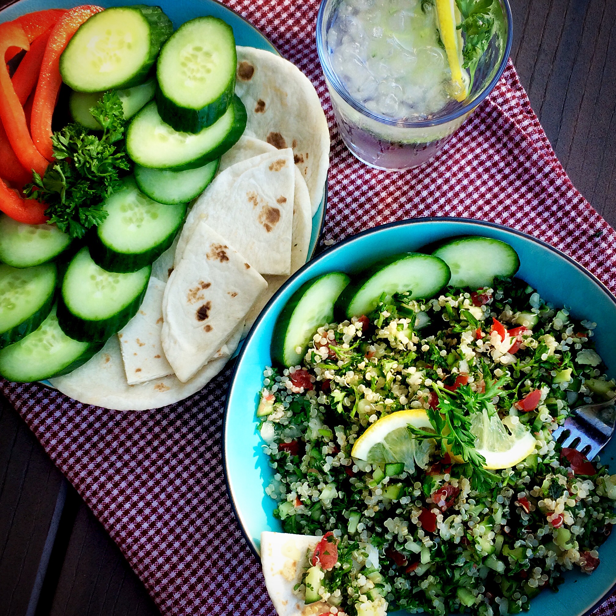 Quinoa Tabouli (Oil free and gluten free)