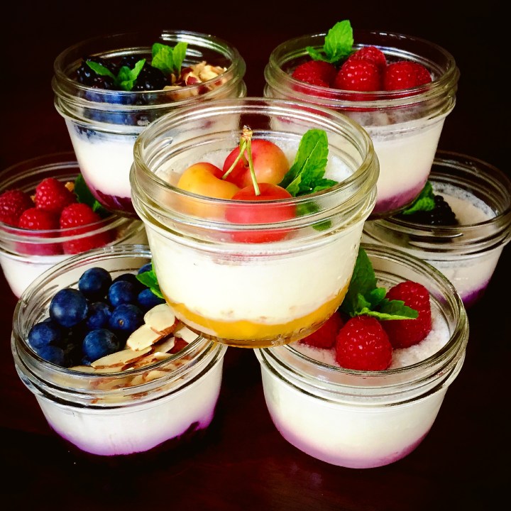 Instant Pot Non-dairy Yogurt (with fruit on the bottom) 
