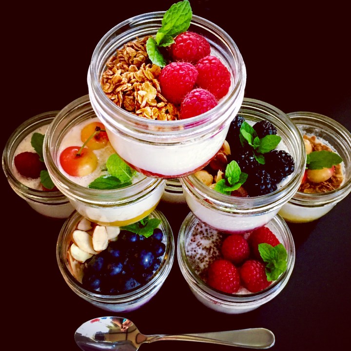 INSTANT POT Non-dairy Yogurt (with fruit on the bottom) 