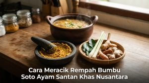 Cara Meracik Rempah Bumbu Soto Ayam Santan Khas Nusantara