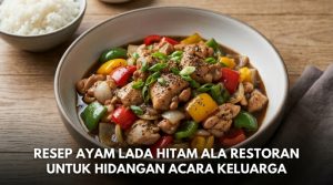 Resep Ayam Lada Hitam Ala Restoran Untuk Hidangan Acara Keluarga