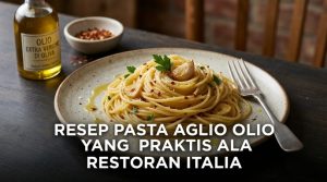 Resep Pasta Aglio Olio Yang Praktis Ala Restoran Italia